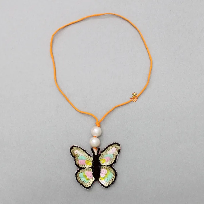 Sale Multicolour Sequined Butterfly Rakhi BOY Rakhis | Rakhis