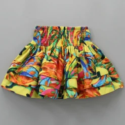 Best Multicolour Smocked Back Top With Elasticated Skirt And Head Band Dresses & Sets | Sets