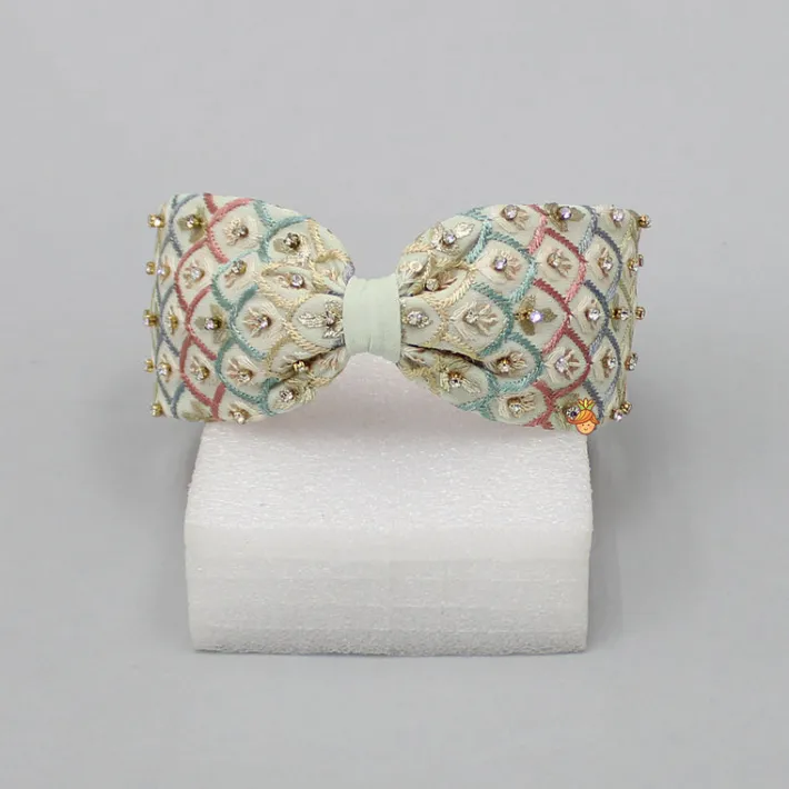 Discount Multicolour Thread Embroidered Hairband Hair Accessories | Hair Bands
