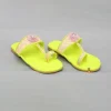 Hot Multicoloured Hand Embroidered Flower Strap Green Kolhapuri Flats Shoes