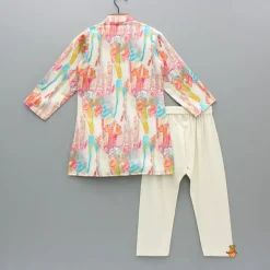 Best Multicoloured Printed Kurta And Pyjama BOY Twinning Sets | Indian Ethnic Wear