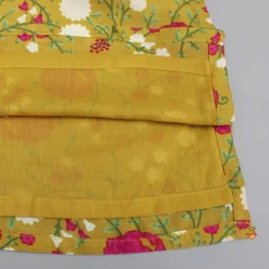 Online Mustard Floral Printed Kurta With Pyjama BOY Indian Ethnic Wear | Ethnic Sets