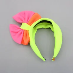 Fashion Neon Frilly Dress With Matching Hair Band Dresses & Sets | Dresses