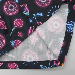 Best Neon Party Night Theme Print Sleepwear Sleepwear
