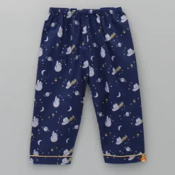 Online Night Theme Printed Blue Sleepwear BOY Sleep Wear | Sleepwear