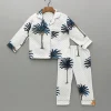 Online Notch Collar Dot Printed Sleepwear BOY Sleep Wear | Sleepwear