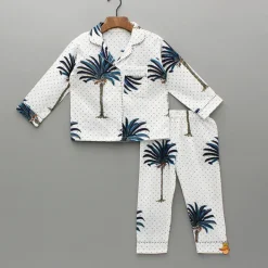 Online Notch Collar Dot Printed Sleepwear BOY Sleep Wear | Sleepwear