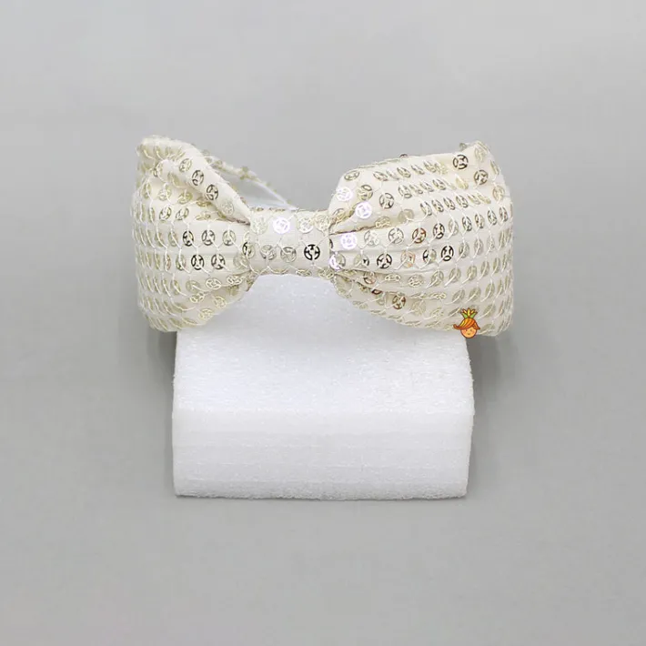 Discount Off White Embroidered Hairband Hair Accessories | Hair Bands