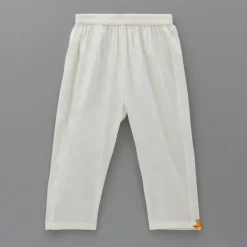 Discount Off White Kurta With Embroidered Pink Jacket And Pyjama BOY Twinning Sets | Indian Ethnic Wear