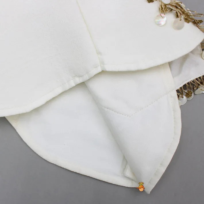 Sale Off White Multicolour Embroidered And Embellished Top With Lehenga Ethnic Wear | Lehengas & Ghagras