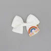 Discount Off White Rainbow Embroidered Bowie Hair Clip Hair Accessories | Hair Clips