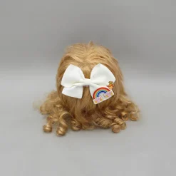Discount Off White Rainbow Embroidered Bowie Hair Clip Hair Accessories | Hair Clips
