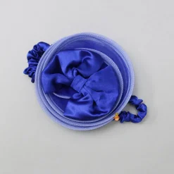 Clearance One Shoulder High Low Blue Dress With Matching Head Band And Detachable Bow Dresses & Sets | Dresses