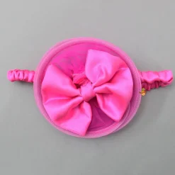 Outlet One Shoulder High Low Pink Dress With Matching Head Band And Detachable bow Dresses & Sets | Dresses