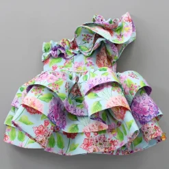 New One Shoulder Layered Multicolour Dress Dresses & Sets | Dresses