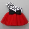 New One Shoulder Leopard Printed Bowie Flared Dress Dresses & Sets | Dresses