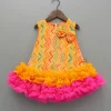 Outlet Orange Printed Ruffle Detailed Dress Dresses & Sets | Dresses