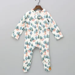 Hot Organic Fox Print Bodysuit BOY Baby Essentials | Baby Essentials
