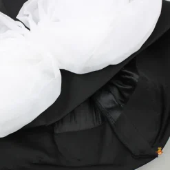 Fashion Organza Flower Detailed Black Dress Dresses & Sets | Dresses
