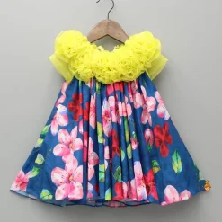 New Organza Rose Flowers Adorned Dress Dresses & Sets | Dresses