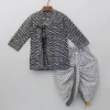 Online Paisley Printed Angrakha Style Kurta With Dhoti BOY Twinning Sets | Indian Ethnic Wear