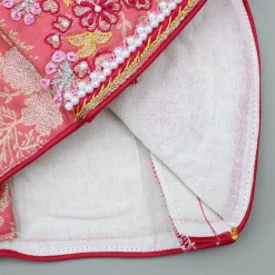 Clearance Peach Embroidered Top And Lehenga With Dupatta Ethnic Wear | Lehengas & Ghagras