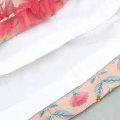 Online Peach Floral Printed Crop Top With Lehenga And Net Dupatta Twinning Sets | Ethnic Wear
