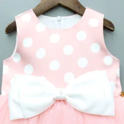 Hot Peach Printed Layered Dress Dresses & Sets | Dresses