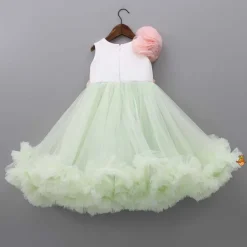 Online Pearl Detail Flared Green High Low Gown Dresses & Sets | Dresses