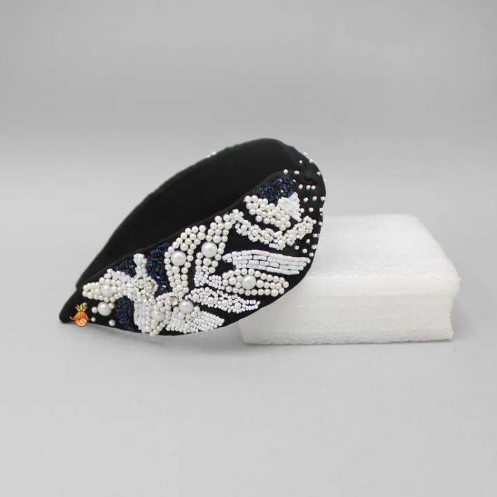 Fashion Pearl Embroidered Hairband Hair Accessories | Hair Bands
