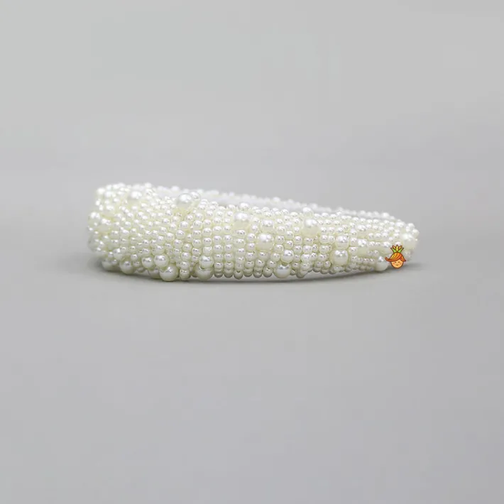 Online Pearls Embellished Hairband Hair Accessories | Hair Bands
