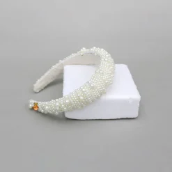 Online Pearls Embellished Hairband Hair Accessories | Hair Bands