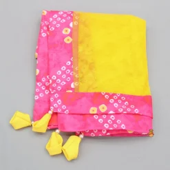 Clearance Pink Bandhani Printed Top And Lehenga With Dupatta Ethnic Wear | Lehengas & Ghagras