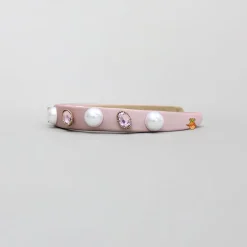Fashion Pink Embellished Hairband Hair Accessories | Hair Bands