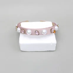 Fashion Pink Embellished Hairband Hair Accessories | Hair Bands