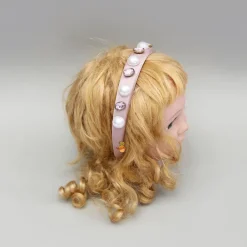 Fashion Pink Embellished Hairband Hair Accessories | Hair Bands
