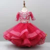 Sale Pink Embroidered Crop Top And Net Layered Lehenga Ethnic Wear | Lehengas & Ghagras