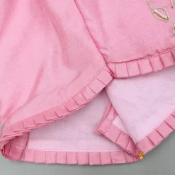 Hot Pink Embroidered Top And Lehenga Twinning Sets | Ethnic Wear