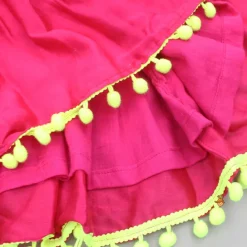Fashion Pink Multicoloured Embroidered Kurti With Matching Pant Ethnic Wear | Churidars & Salwars
