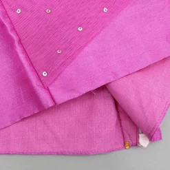 Sale Pink One Shoulder Drape Style Top With Multicolour Sequins Embellished Lehenga Ethnic Wear | Lehengas & Ghagras