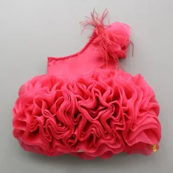 Sale Pink One Shoulder Embellished Dress Dresses & Sets | Dresses