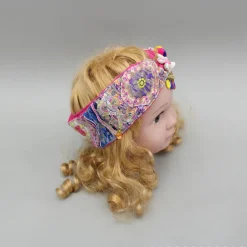 Sale Pink Printed And Embellished Head Band Hair Accessories | Head Bands