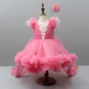 Clearance Pink Ruffle Dress With Matching Bow And Hairclip Dresses & Sets | Dresses