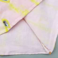 Outlet Pink Shibori Printed Tie Up Straps Kurti And Sharara Ethnic Wear | Palazzos & Shararas