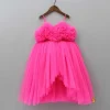Clearance Pink Strappy Net Gown Dresses & Sets | Gowns