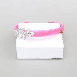 Best Pink Studded Flowers Design Hairband Hair Accessories | Hair Bands