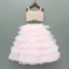 Clearance Pink Stylish Strappy Top And Ruffle Net Lehenga Ethnic Wear | Lehengas & Ghagras