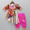 Online Pink Top With Side Slits Kurti And Patiala Twinning Sets | Ethnic Wear