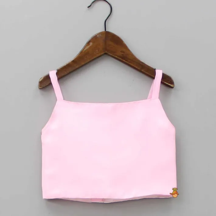 Best Pink Top With Unicorn Embroidered Scuba Blazer And Pant Dresses & Sets | Sets