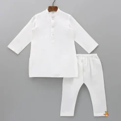 Best Plain Kurta And Thread Embroidered Jacket With Pyjama BOY Indian Ethnic Wear | Ethnic Sets